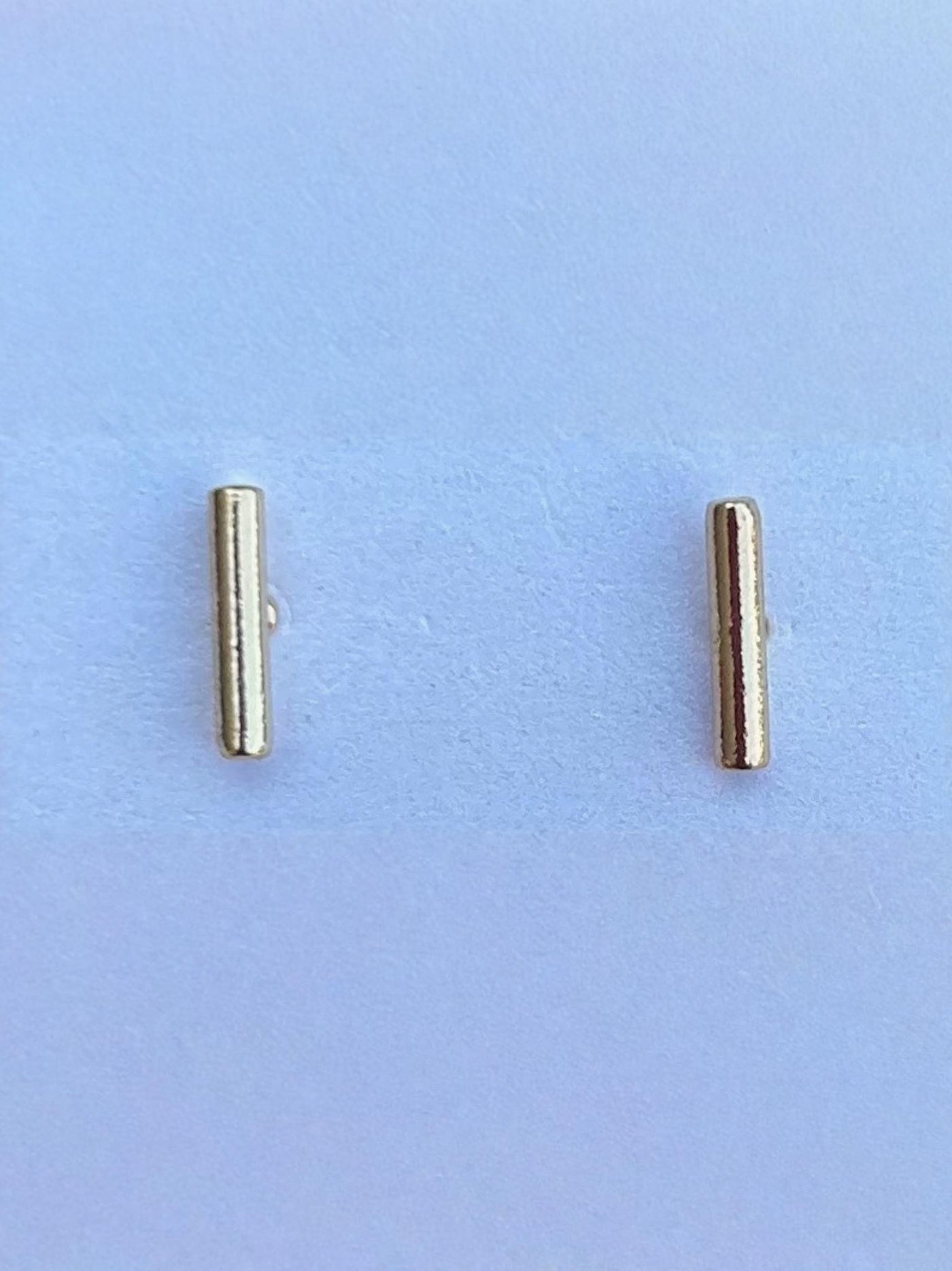 Gold Bar Earrings