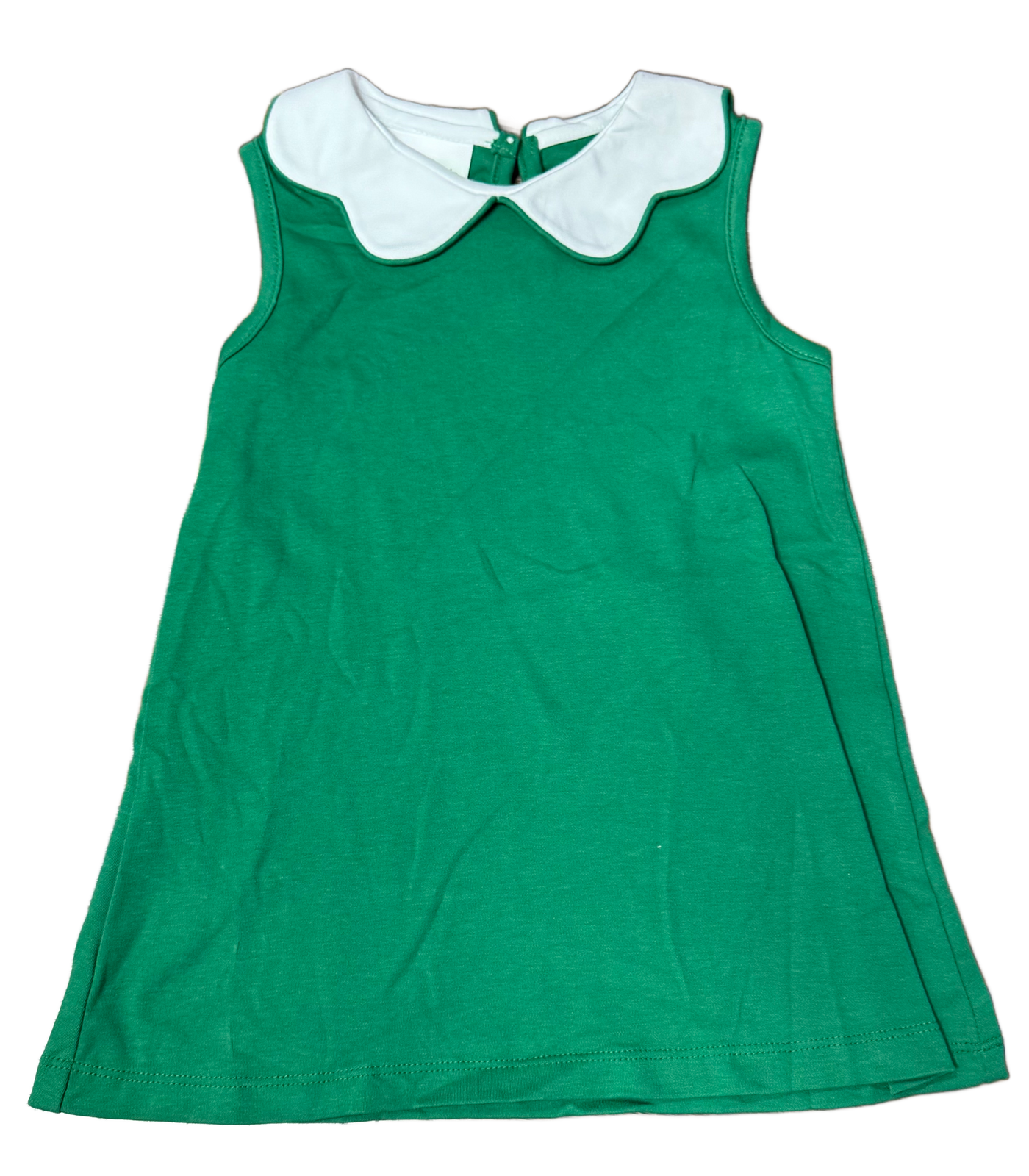 Solid Green Knit Dress
