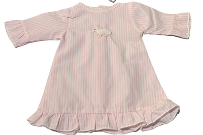 *Sugarplum Tree Exclusive - 18" Dolly Gown - Bunny Pk Stripe