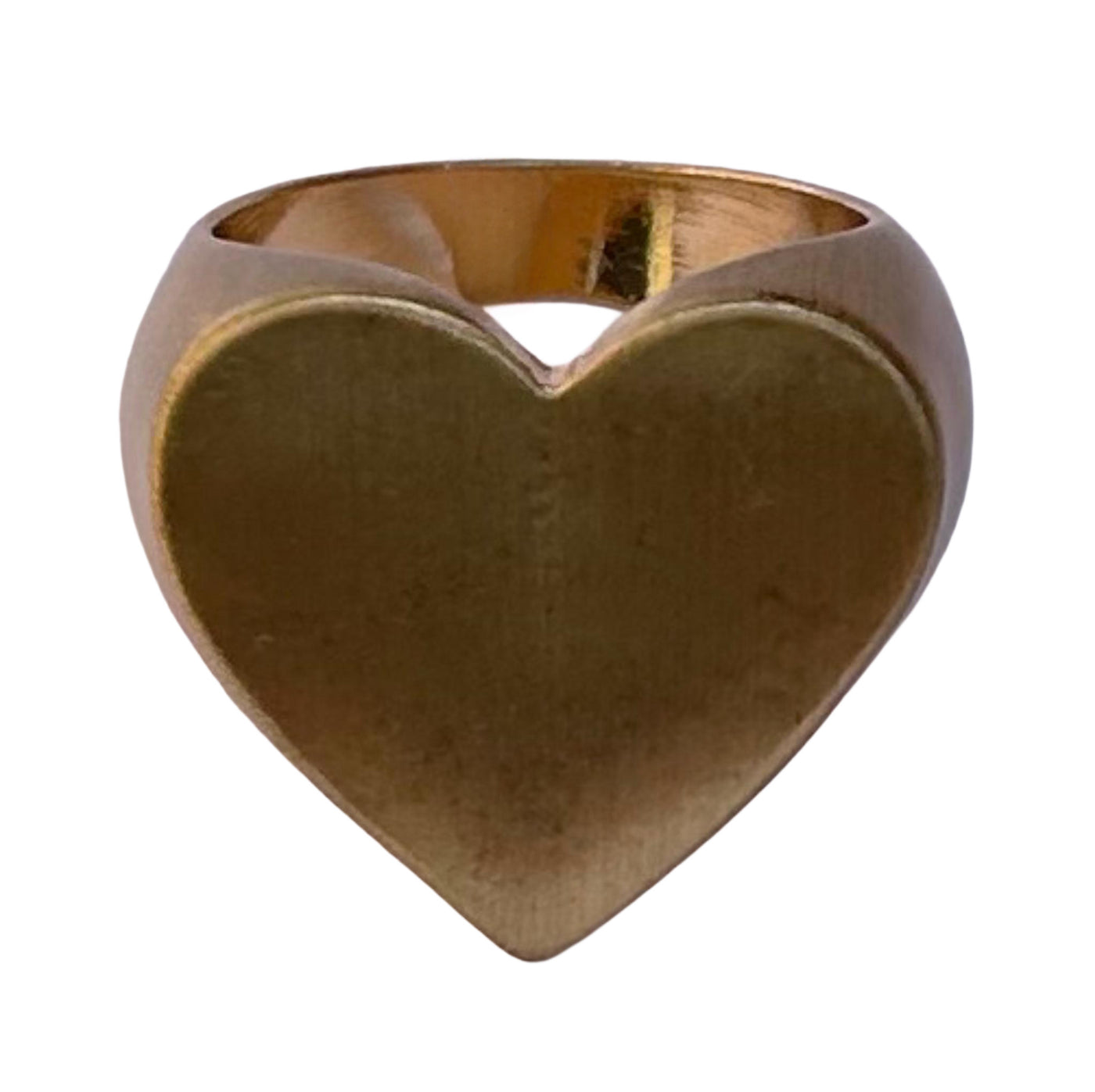 Big Gold Heart Ring