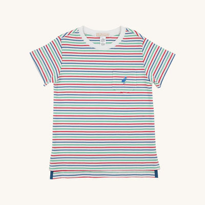 Carter Crewneck Simsbury Stripe WAW Wood Boat Blue