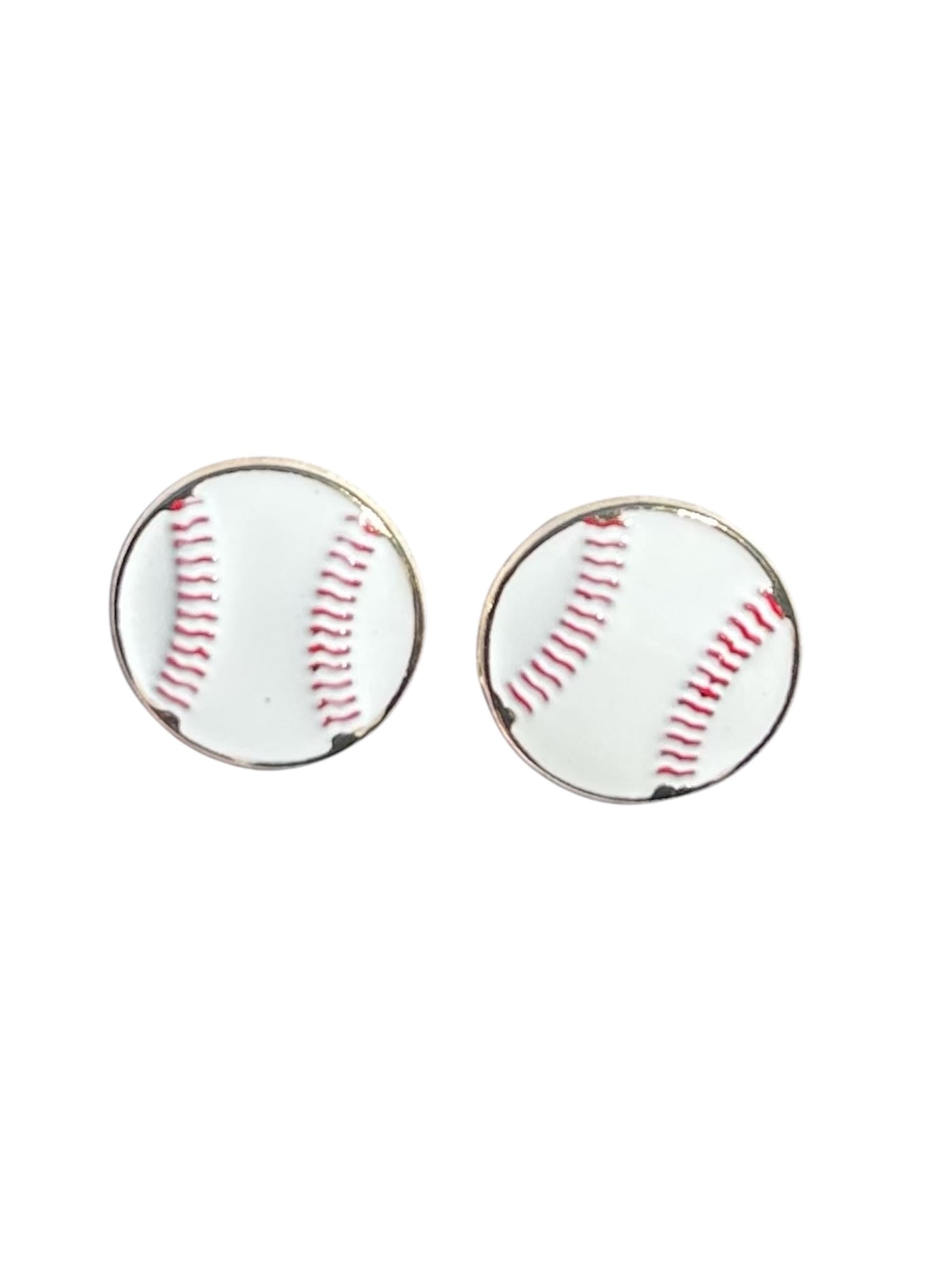 Medium Baseball Earrings