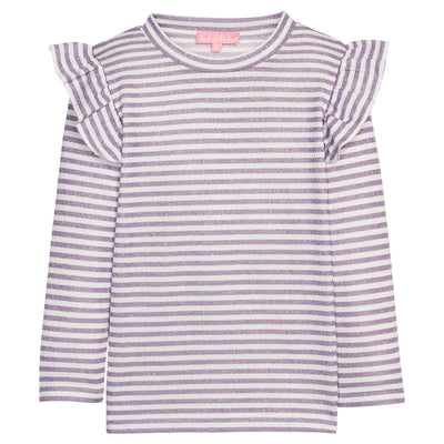 Sadie Top Sugarplum Stripe
