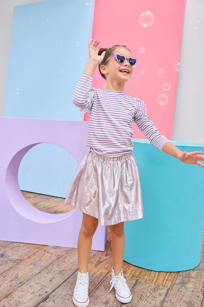 Sadie Top Sugarplum Stripe