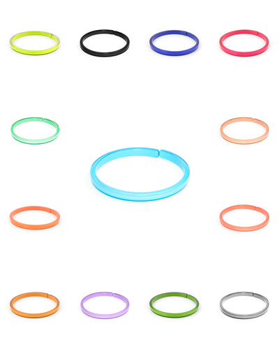 Love Stack Resin Acrylic Bracelet (Various Colors)