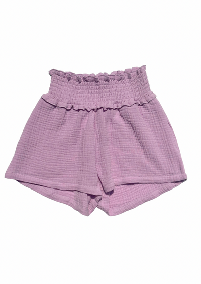 Sadie Shorts Orchid Gauze