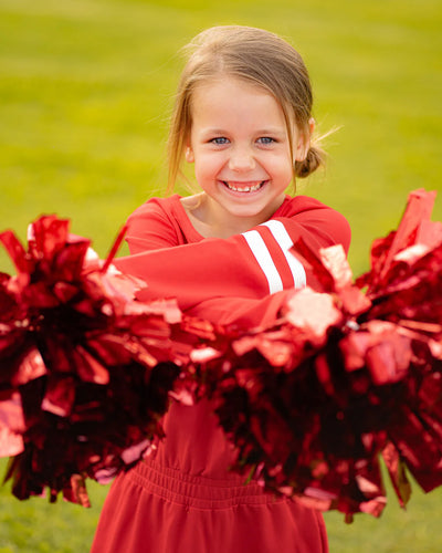 Game Day Tier Dress Red