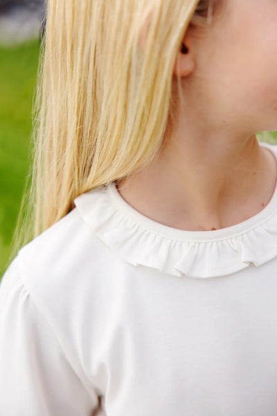 Reece Ruffle Top Palmetto Pearl