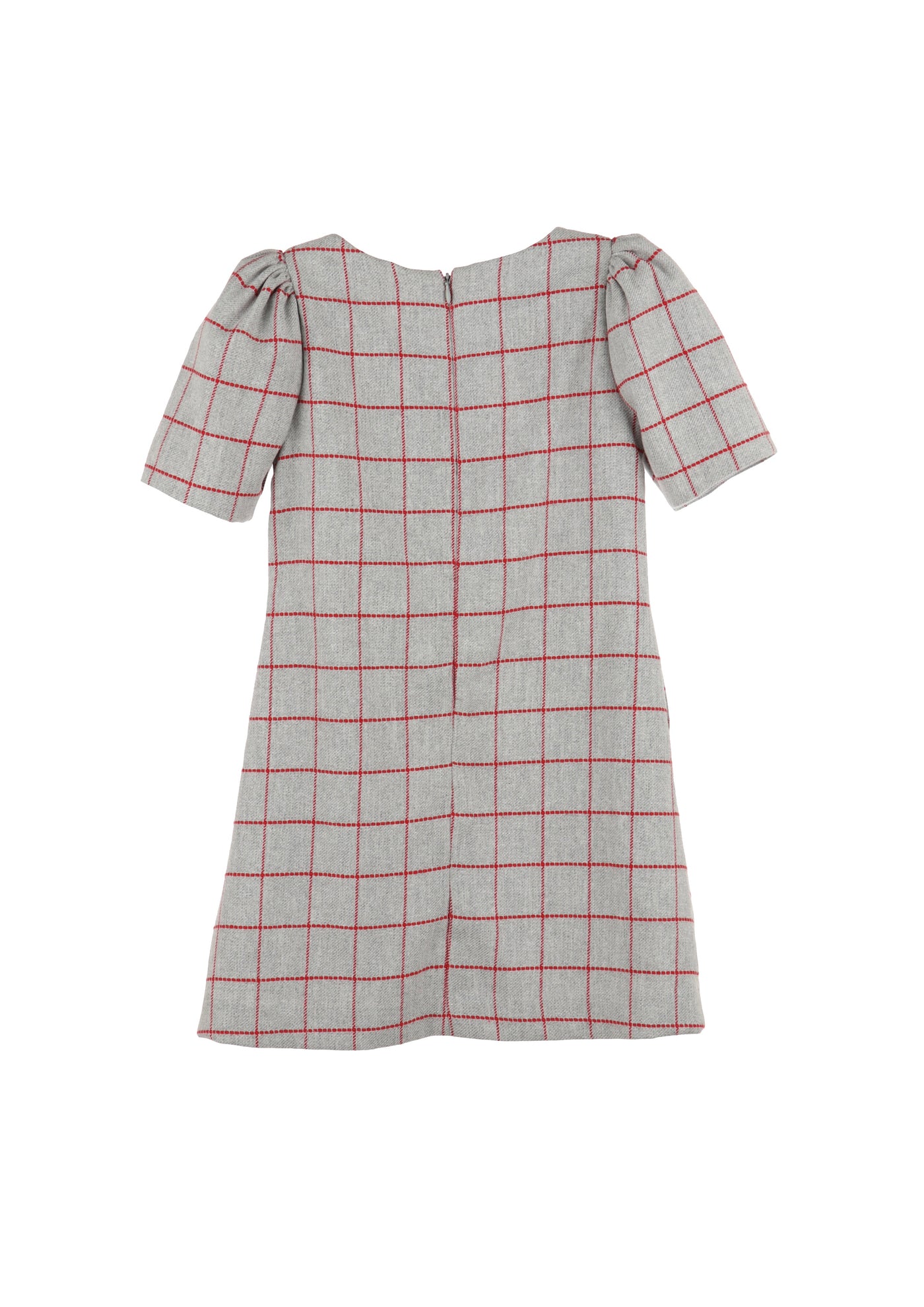 London Dress Gray Holiday Check