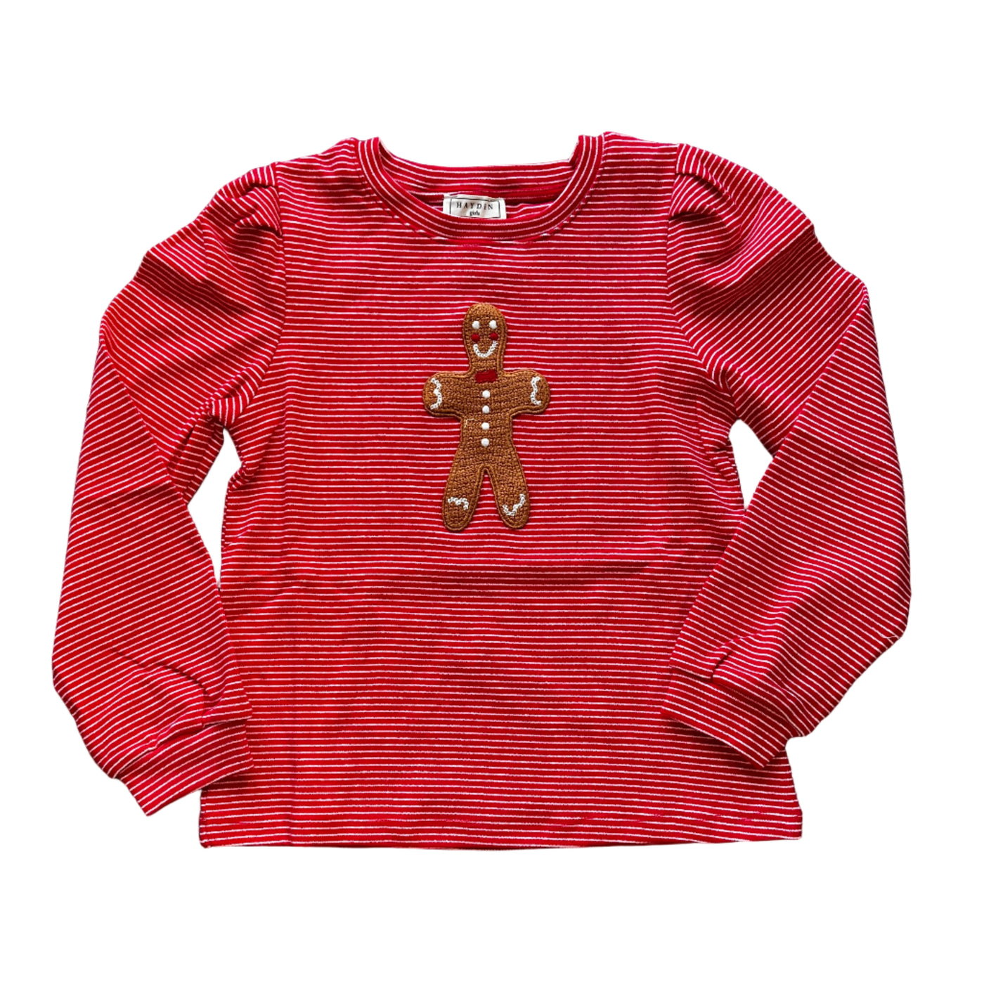 LS Gingerbread Man Top