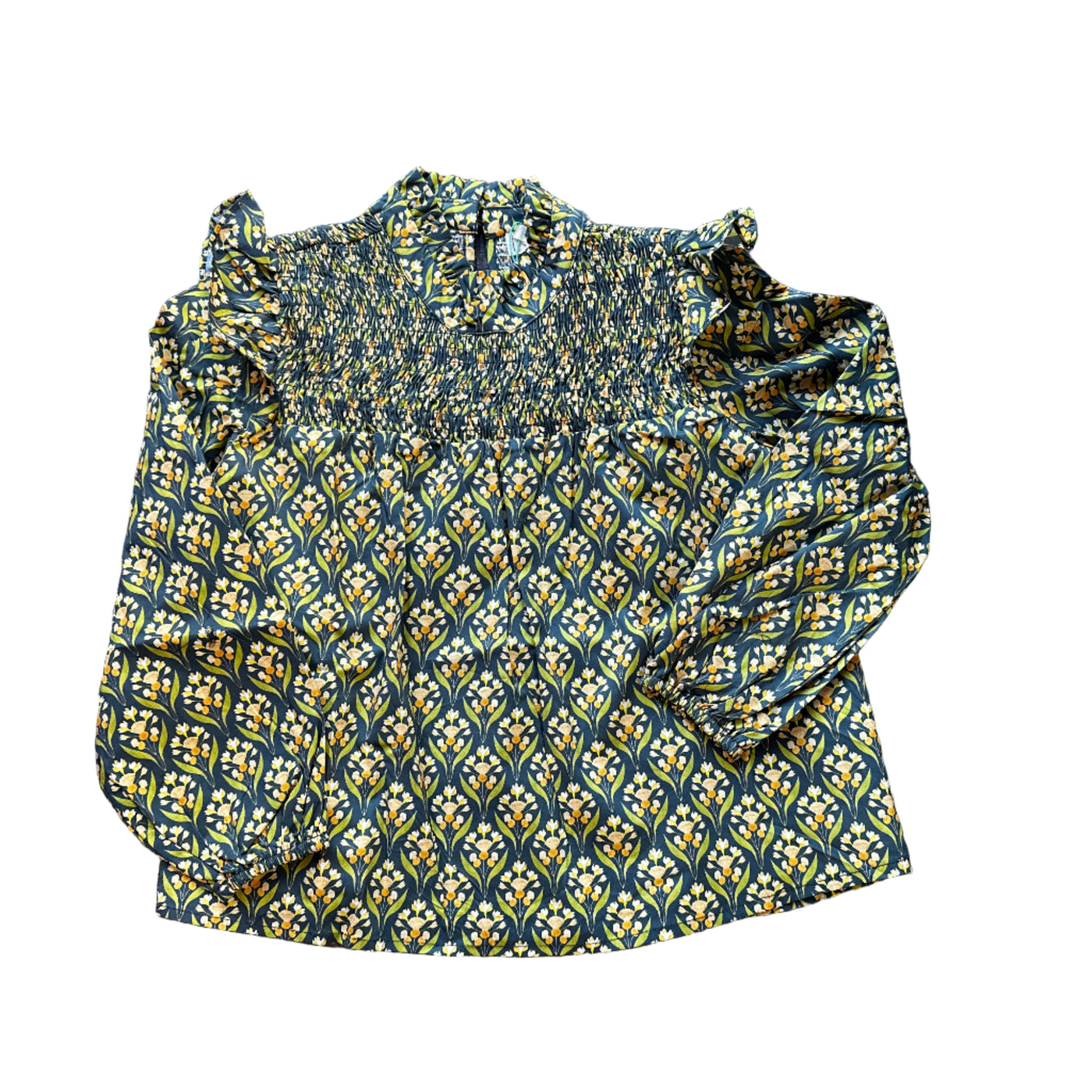 LS Flower Pattern Blouse