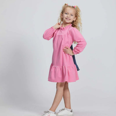 Jody Dress Pink Stripe