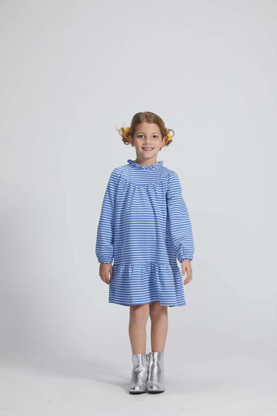 Jody Dress Blue Stripe