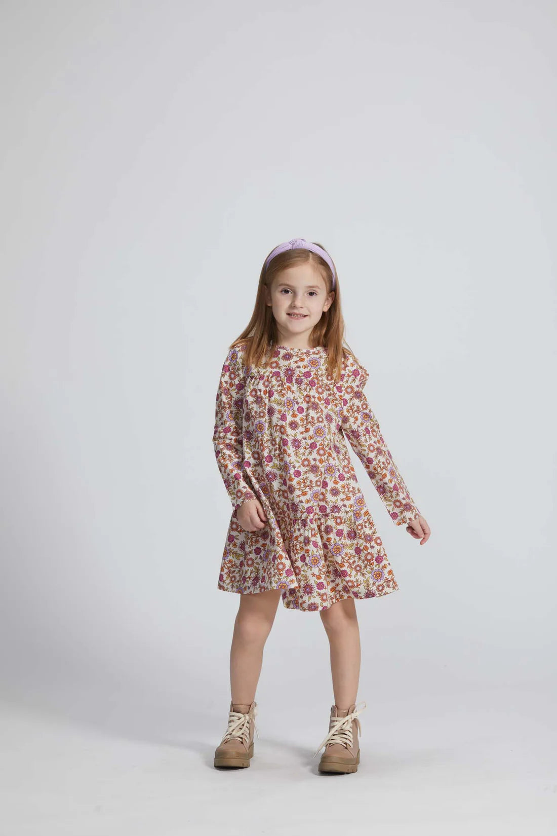 Lisle Dress Thistle Floral