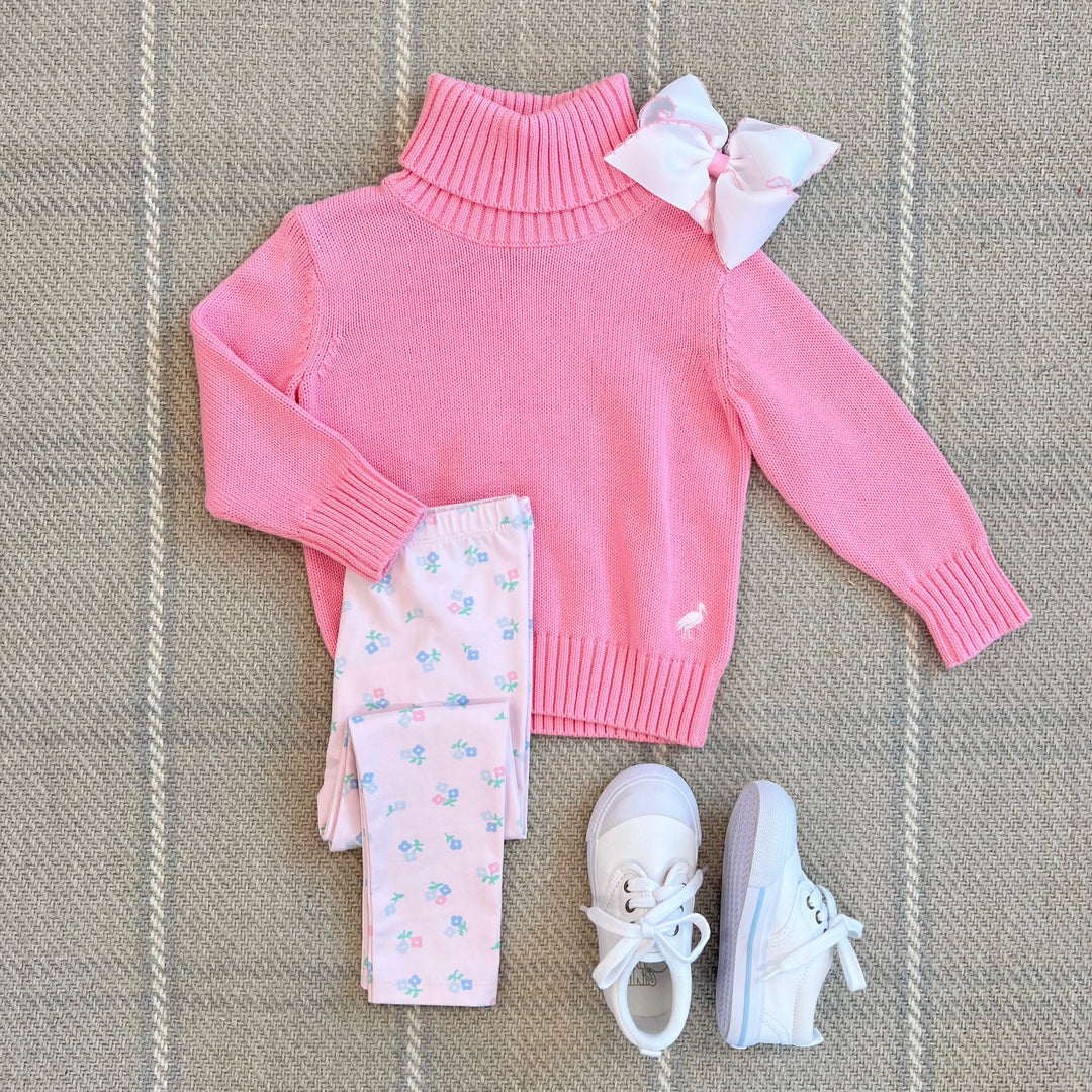 Townsend Turtleneck Sweater Palm Beach Pink