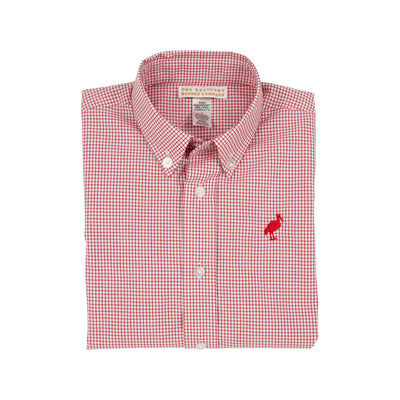 Dean's List Dress Shirt Richmond Red Windowpane