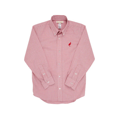 Dean's List Dress Shirt Richmond Red Windowpane