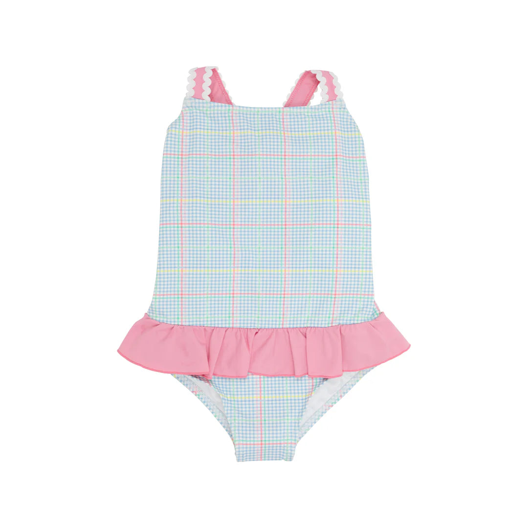 Taylor Bay Bathing Suit Piccadilly Plaid Ham HP