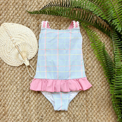 Taylor Bay Bathing Suit Piccadilly Plaid Ham HP