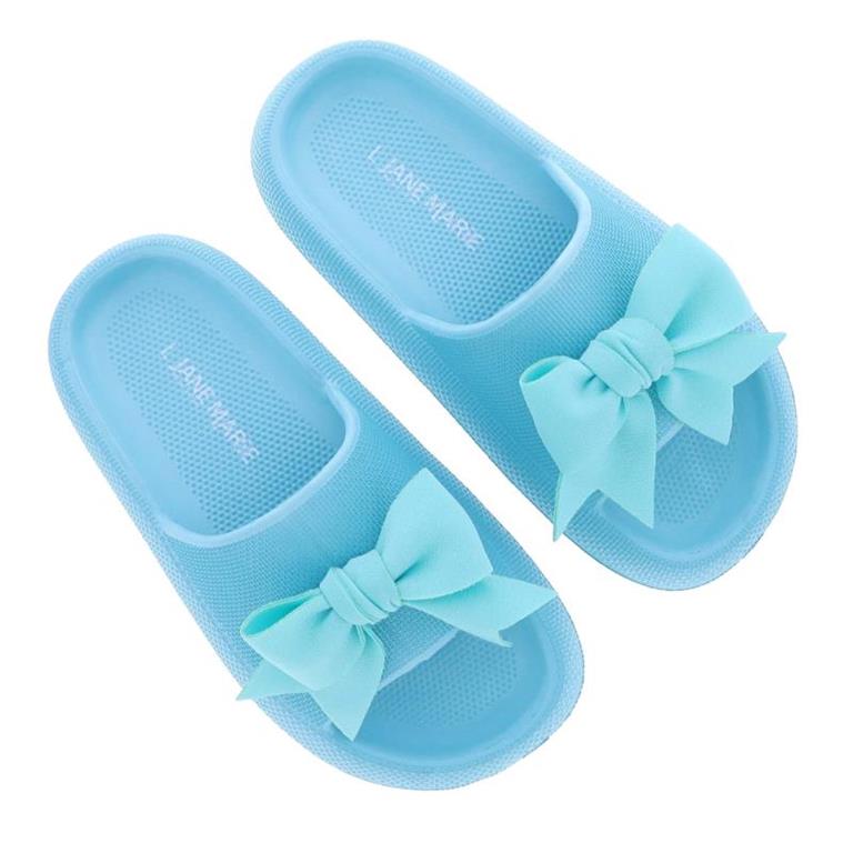 Teal with Teal Bow Eloise Sandal