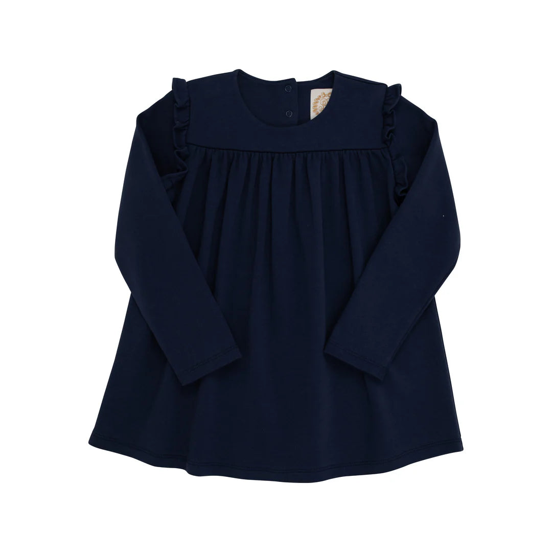 Ruby Mills Ruffle Top Nantucket Navy