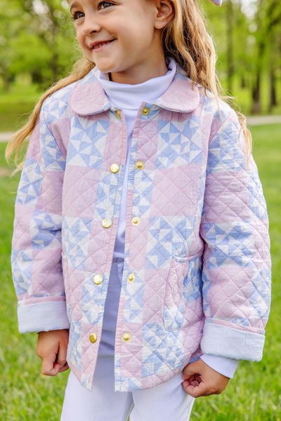 Kendall Quilted Coat Cobble Court Quilt