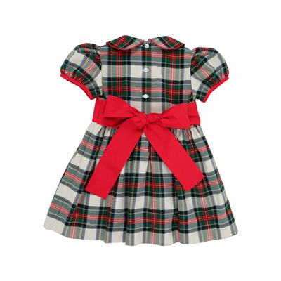 Cindy Lou Sash Dress Aiken Place Plaid