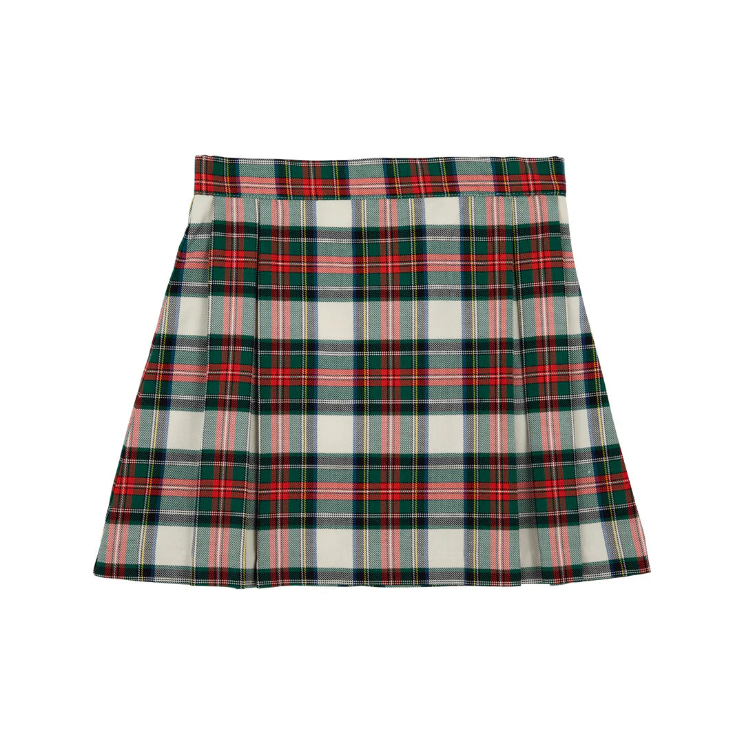 Parson Pleated Skirt Aiken Place Plaid