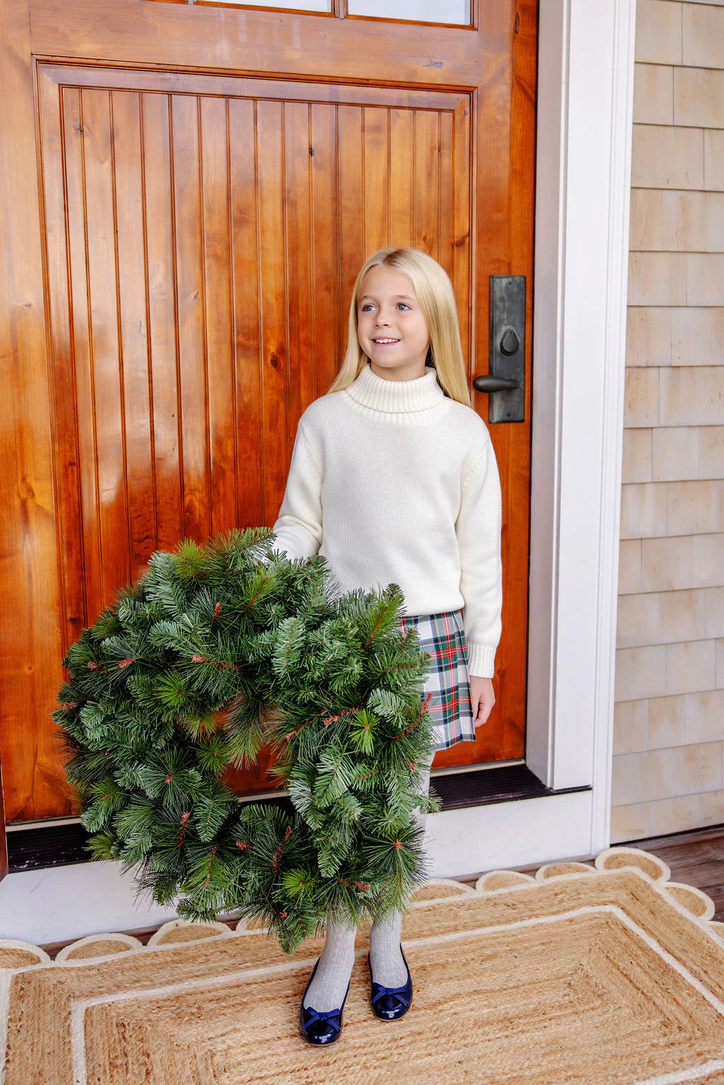 Parson Pleated Skirt Aiken Place Plaid