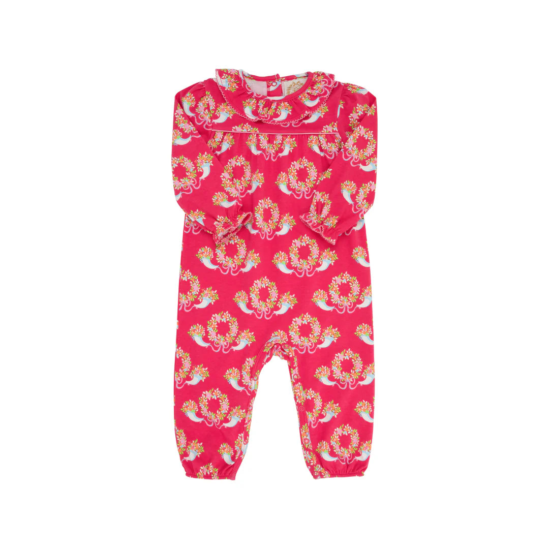 LS Ramona Ruffle Romper Bows & Berries