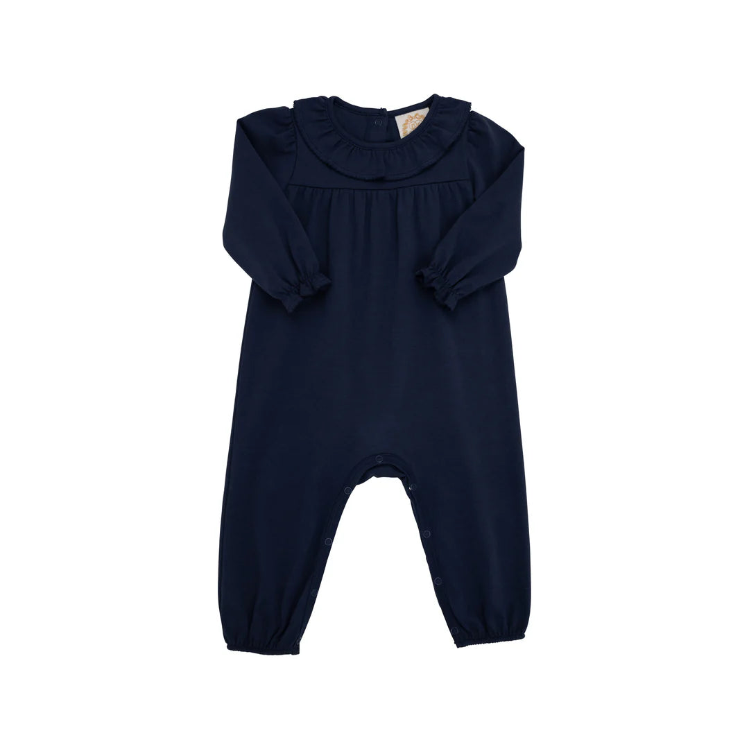 LS Ramona Ruffle Romper Nantucket Navy