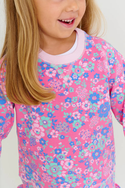 Cassidy Comfy Crewneck Mt Paran Mini Floral