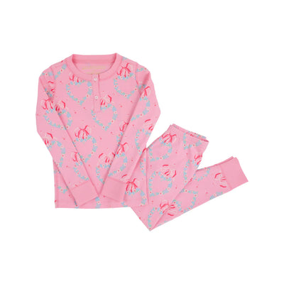 Sarah Jane's Sweet Dreams Set Fancy Like Floral - Hamptons Hot Pink