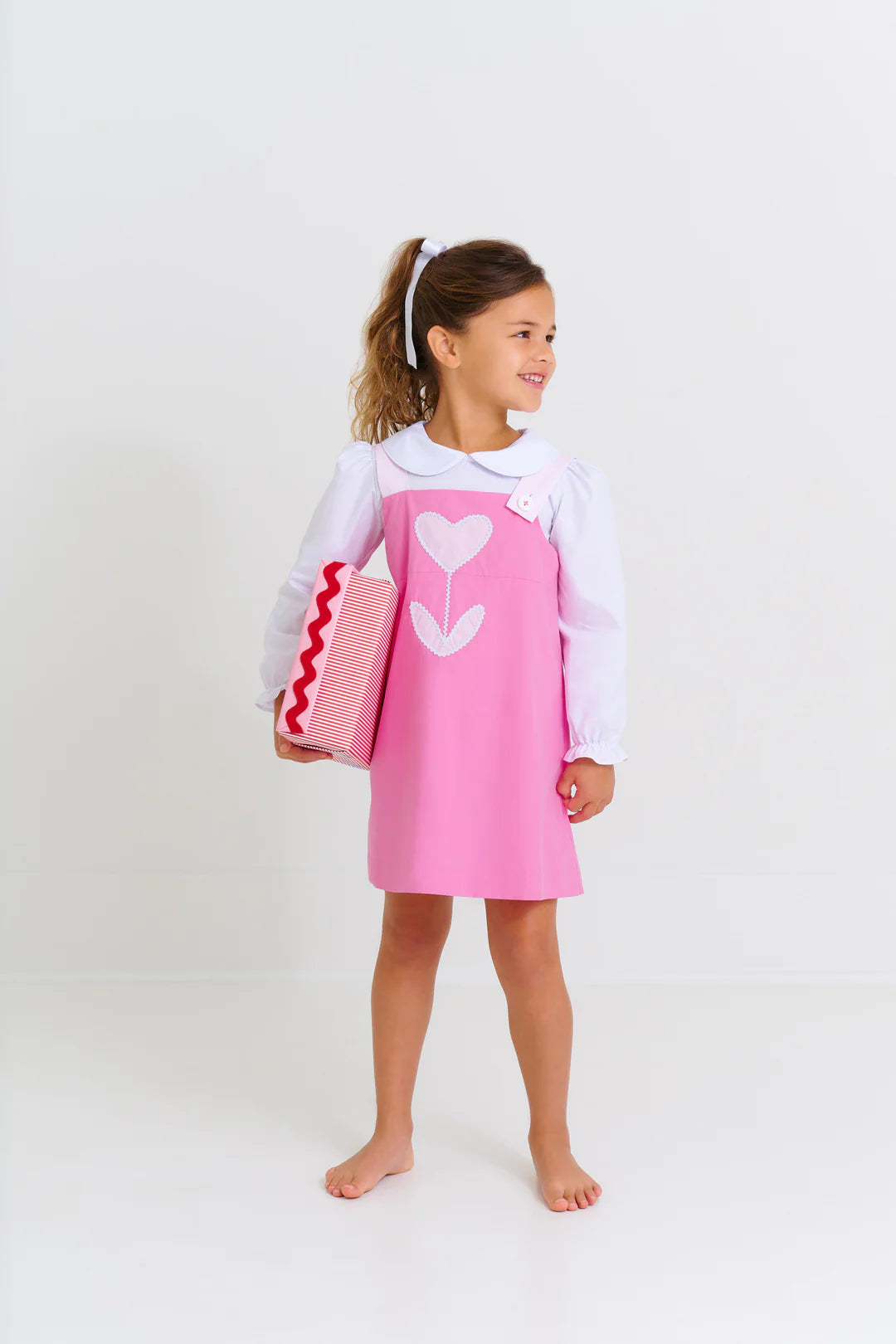 Jillian Jumper Applique Heart Tulip