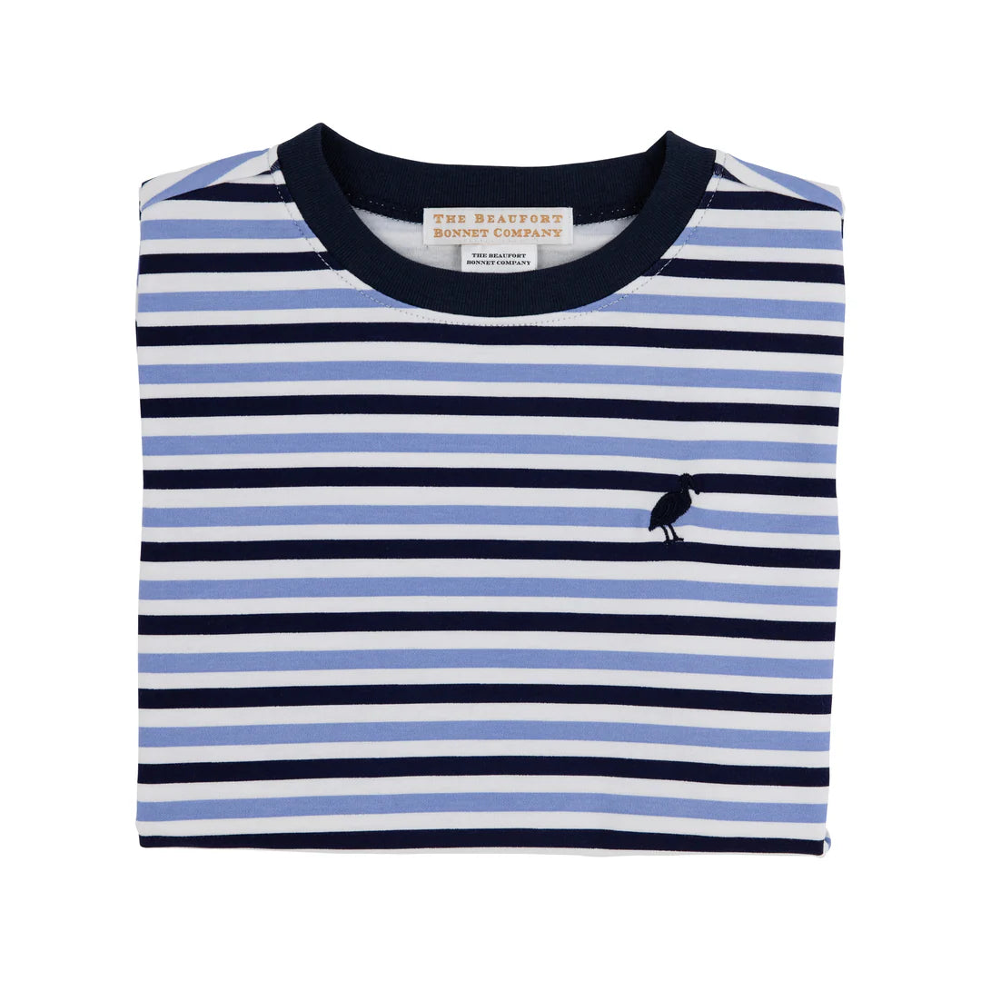 Carter Crewneck Kennedy Cruise Stripe Nan Navy