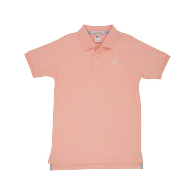 Prim and Proper Polo SS Pompano Peach