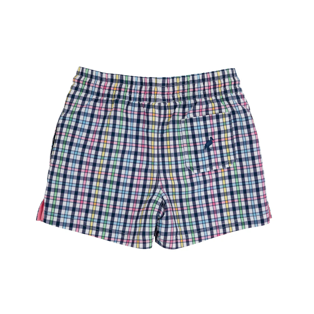 Tortola Swim Trunks Pier Pointe Plaid