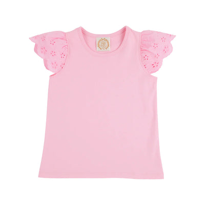 Ellen's Eyelet Top Pier Party Pink