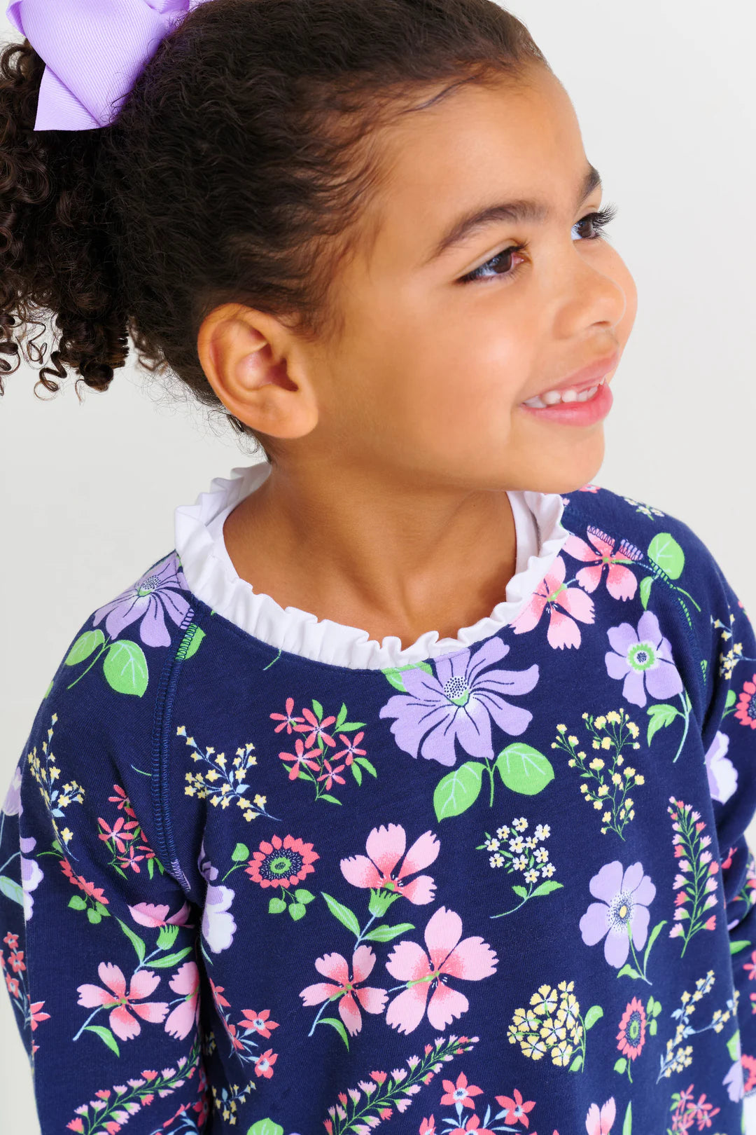 Cassidy Comfy Crewneck Ruffle Buckhead Botanicals