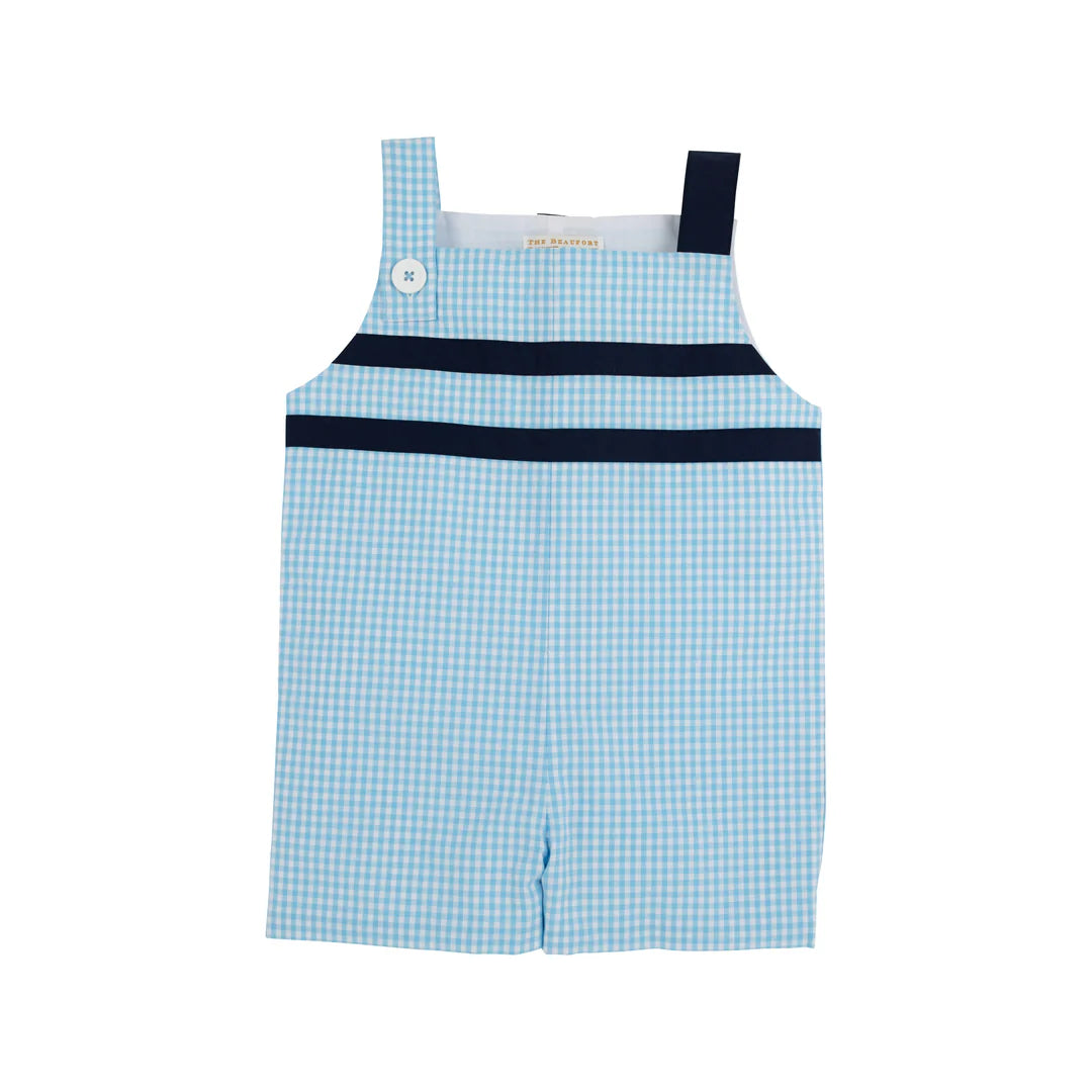 Teddy's Jon Jon Brookline Blue Mini Gingham