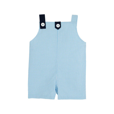 Teddy's Jon Jon Brookline Blue Mini Gingham