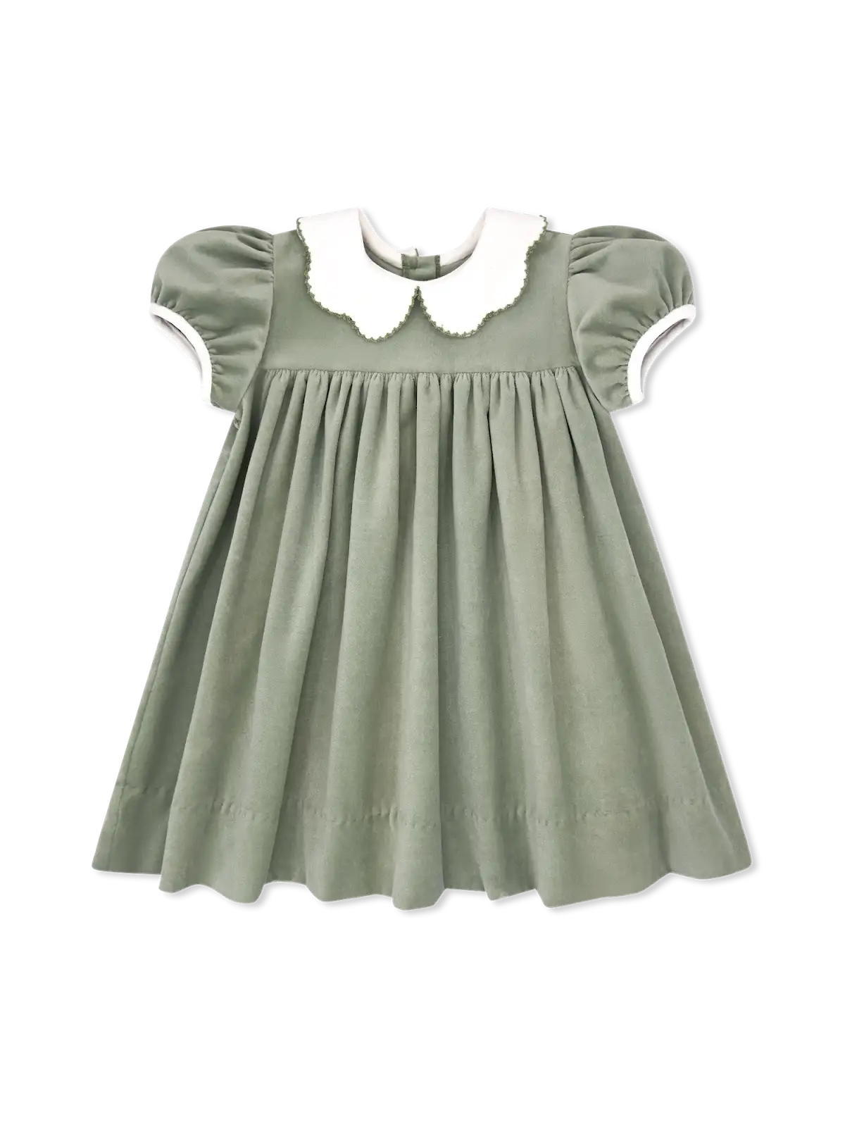 Special Moments Dress Leyland Green Velvet
