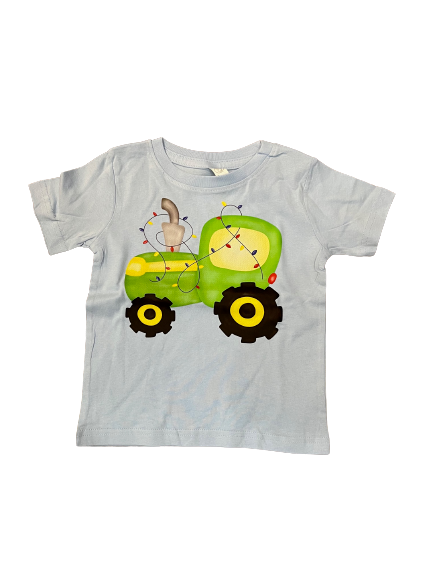 Christmas Light Tractor Tee