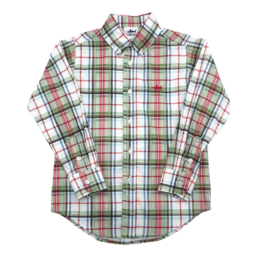 Carter Oxford Shirt Creme Plaid