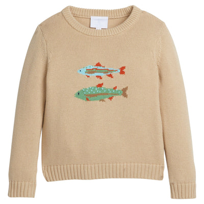 Intarsia Sweater Fish