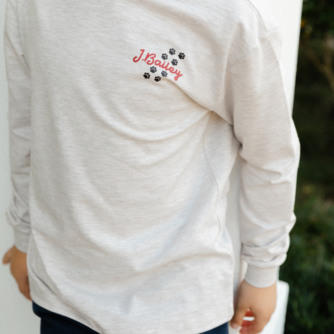 LS Logo Tee Dogs on Oatmeal