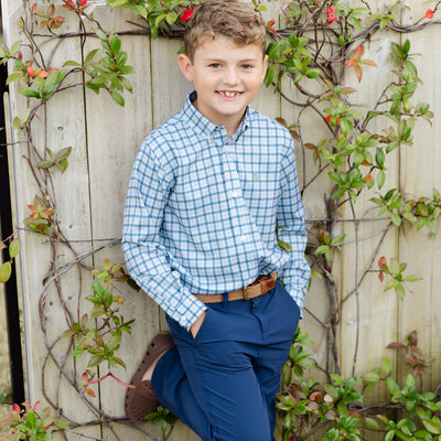 Performance Button Down Stone