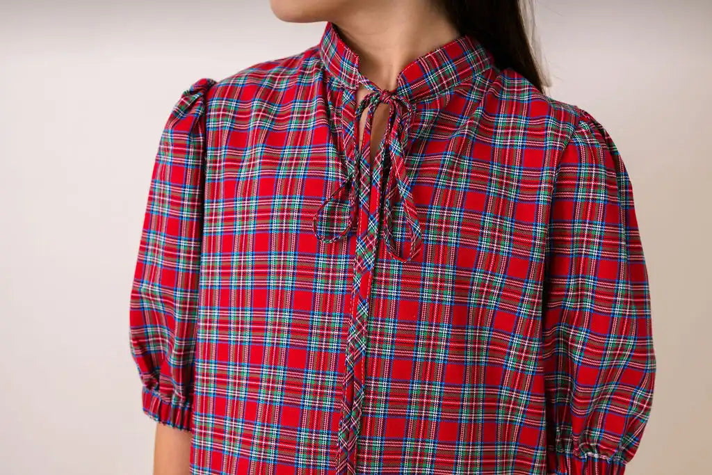 Sophia Dress Hawthorn Plaid