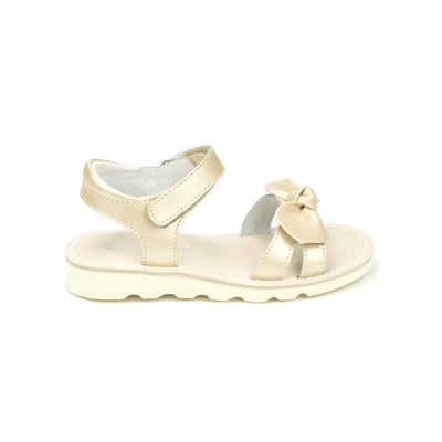 Leigh Knotted Bow Sandal Champagne