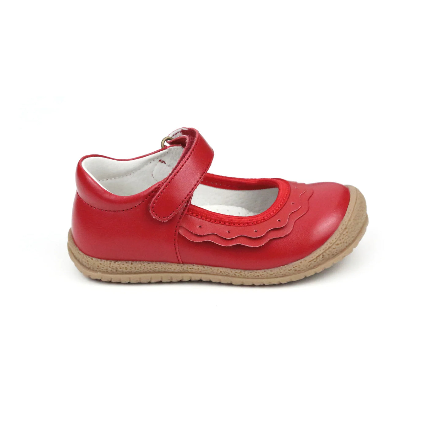 Paige Ruffle Mary Jane Red